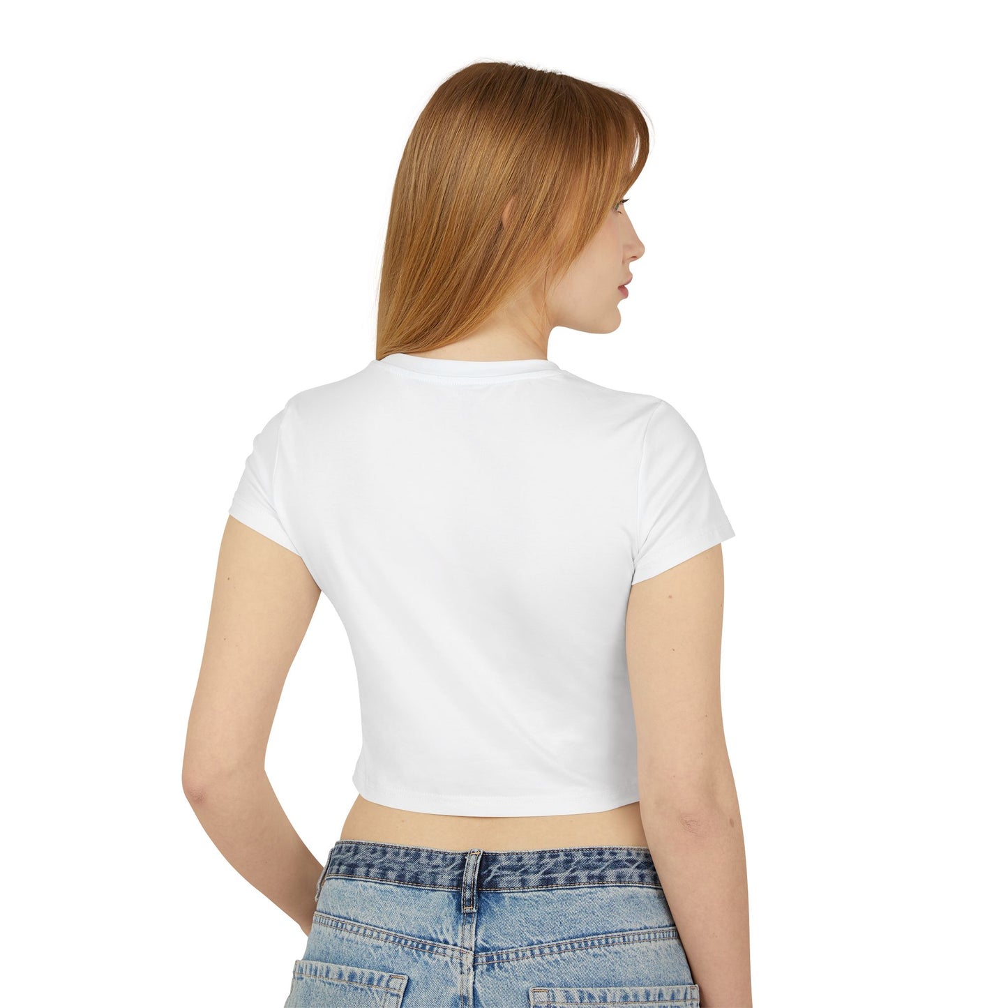 Stoner Beach Band Women's Baby Tee — Retro Surf Band Crop Top