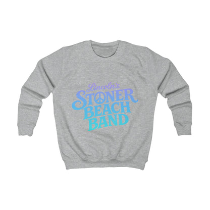 Kids Sweatshirt — "Lincoln's Stoner Beach Band" Retro Surf Crewneck