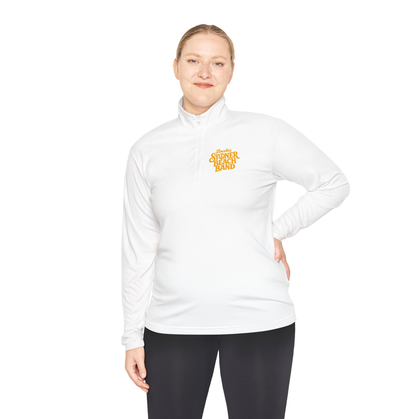 Cheerful Sunshine Logo Quarter-Zip Pullover