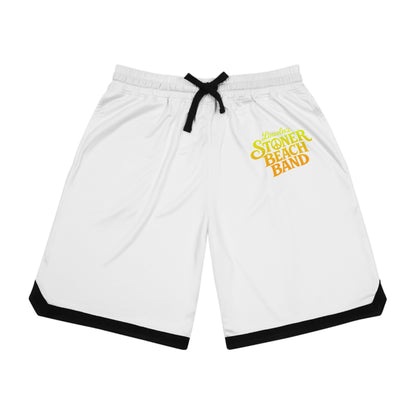 Stoner Beach Band Basketball Shorts Retro Surf Logo Athletic Shorts