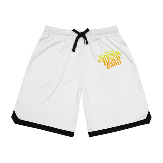 Stoner Beach Band Basketball Shorts Retro Surf Logo Athletic Shorts