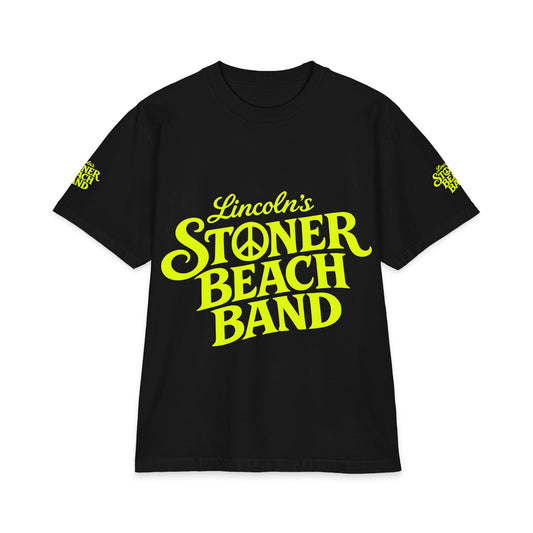Stoner Beach Band T-Shirt — Lincoln’s Neon Logo Tee