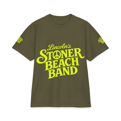 Stoner Beach Band T-Shirt — Lincoln’s Neon Logo Tee