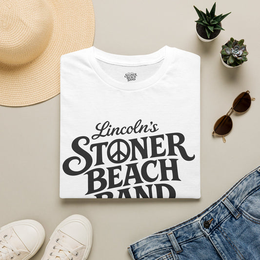 Stoner Beach Band T‑Shirt — Retro Peace Logo Tee