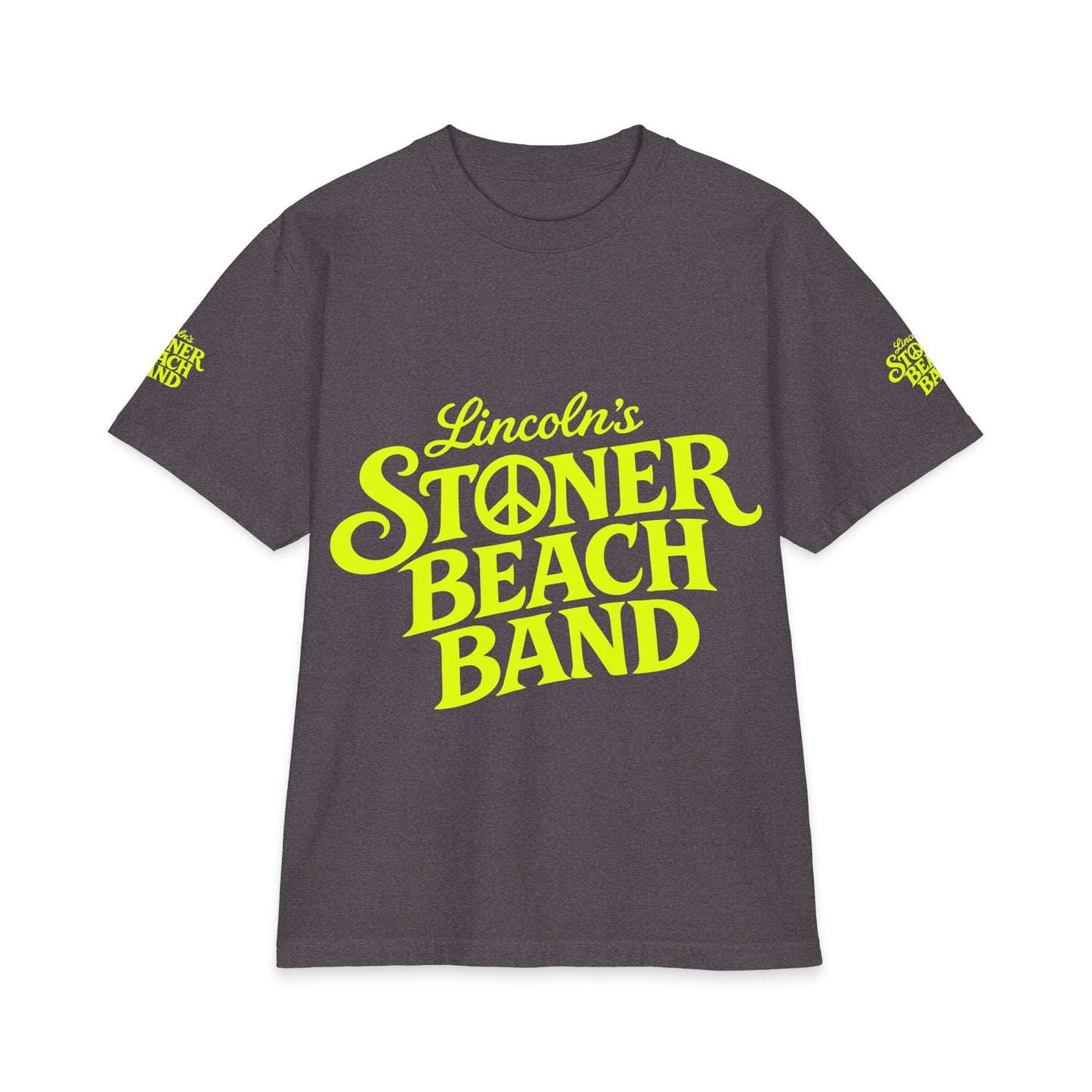 Stoner Beach Band T-Shirt — Lincoln’s Neon Logo Tee