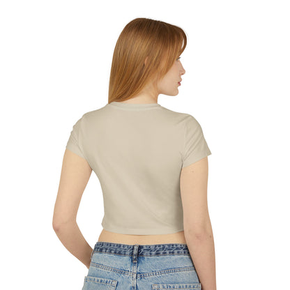 Stoner Beach Band Women's Baby Tee — Retro Surf Band Crop Top
