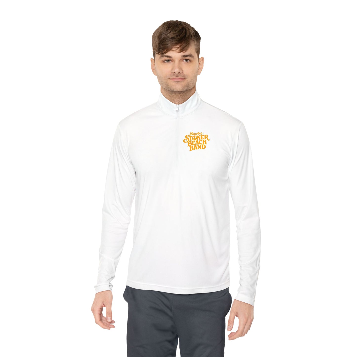 Cheerful Sunshine Logo Quarter-Zip Pullover