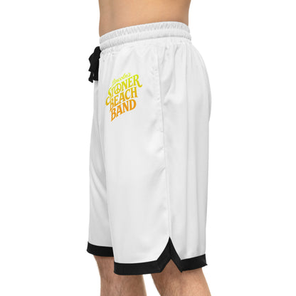 Stoner Beach Band Basketball Shorts Retro Surf Logo Athletic Shorts